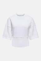 Top uni manches courtes blanc - ONLY®