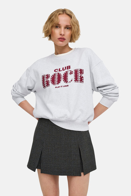 Sweat col rond gris - ONLY®