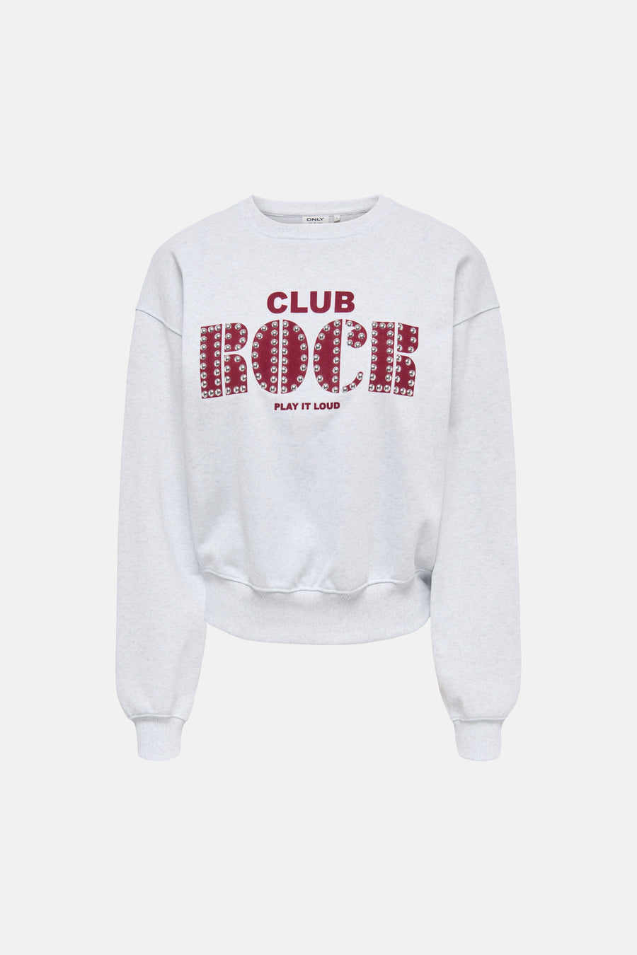 Sweat col O - Light Grey Melange