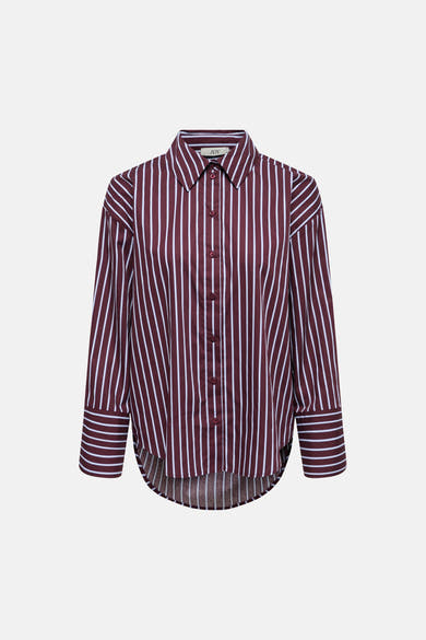 Hemd met lange mouwen - rood