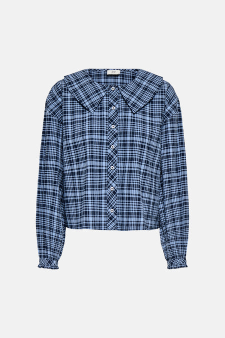Chemise à manches longues - bleu