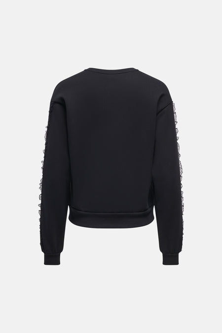 Sweat col rond noir - ONLY®