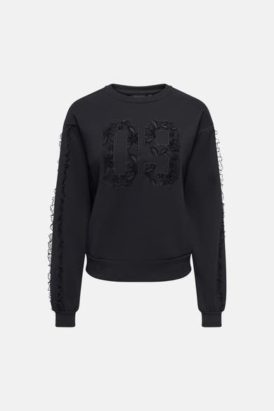 Sweat col rond noir - ONLY®