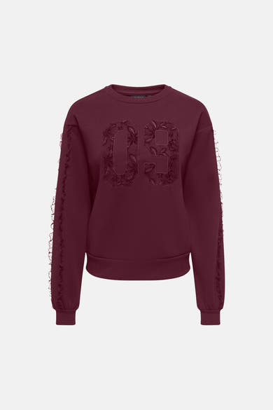 Sweater met ronde hals rood - ONLY®