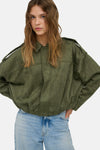Dames tops jas bomber kahki - ONLY®
