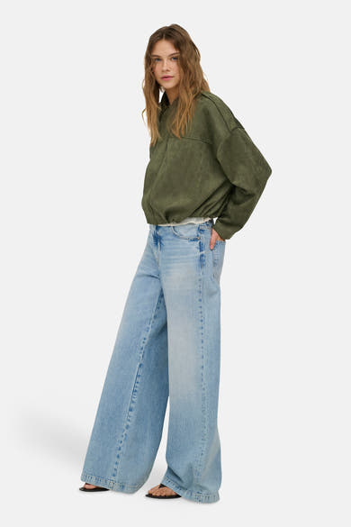 Dames tops jas bomber kahki - ONLY®