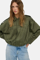 Dames tops jas bomber kahki - ONLY®