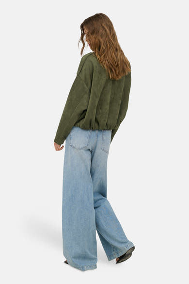 Dames tops jas bomber kahki - ONLY®