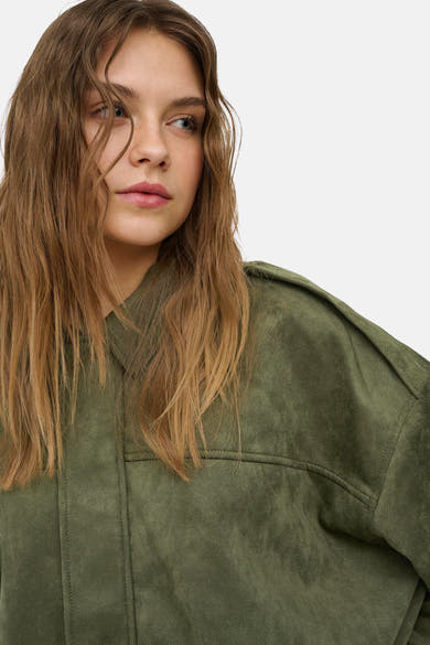 Dames tops jas bomber kahki - ONLY®
