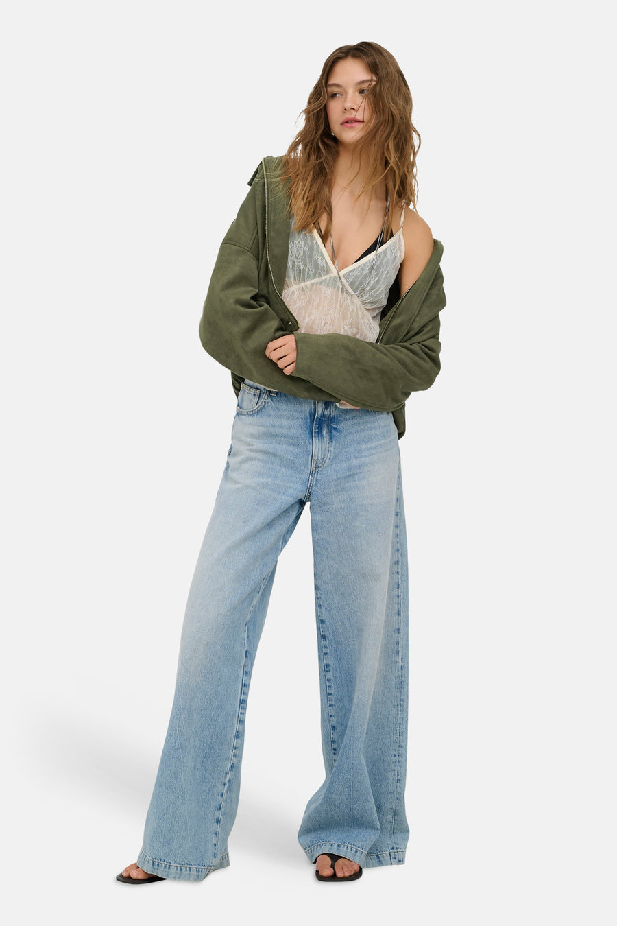 Dames tops jas bomber kahki - ONLY®