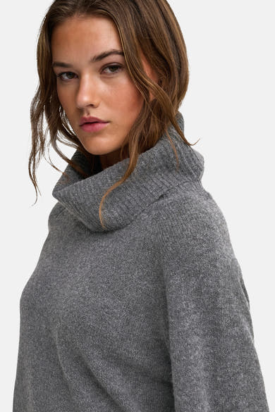 Pull col montant gris - ONLY®