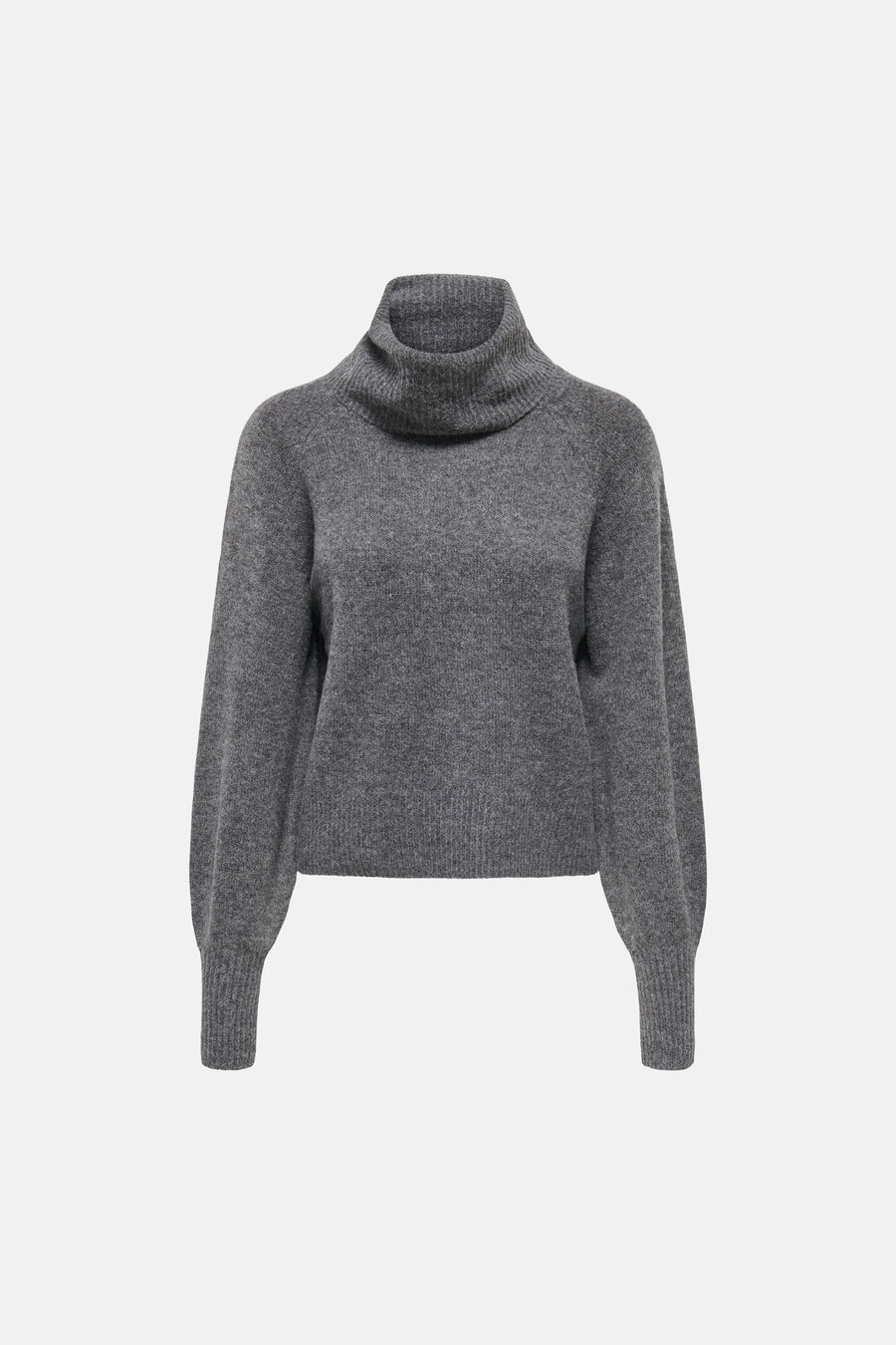 Pull col montant gris - ONLY®