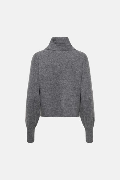 Pull col montant gris - ONLY®