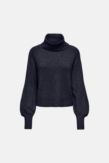 Trui met rolkraag blauw - ONLY®