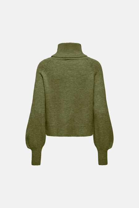 Trui met rolkraag groen - ONLY®