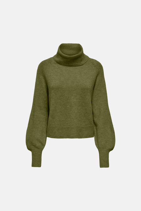 Trui met rolkraag groen - ONLY®