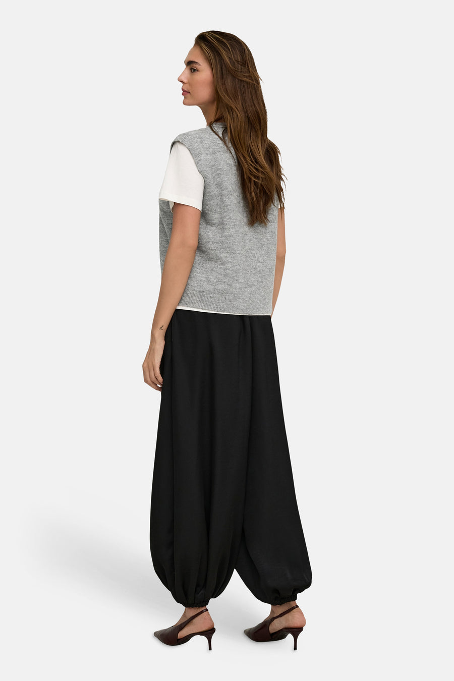 Gilet zonder mouwen - Medium Grey Melange
