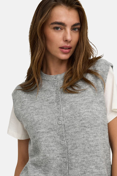 Gilet zonder mouwen - Medium Grey Melange