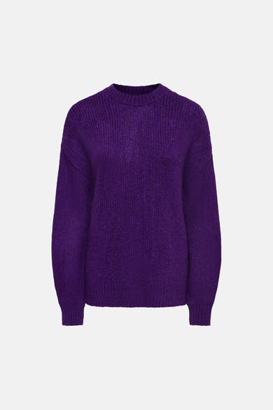 Pull col rond mauve - ONLY®