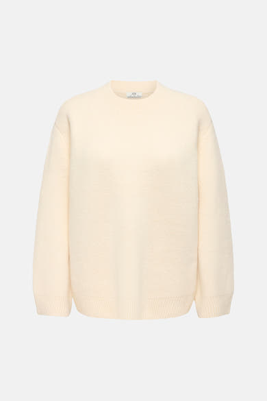Pull col rond beige - JDY