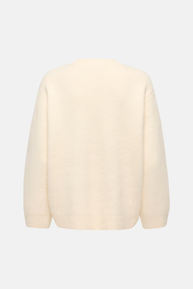 Pull col rond beige - JDY