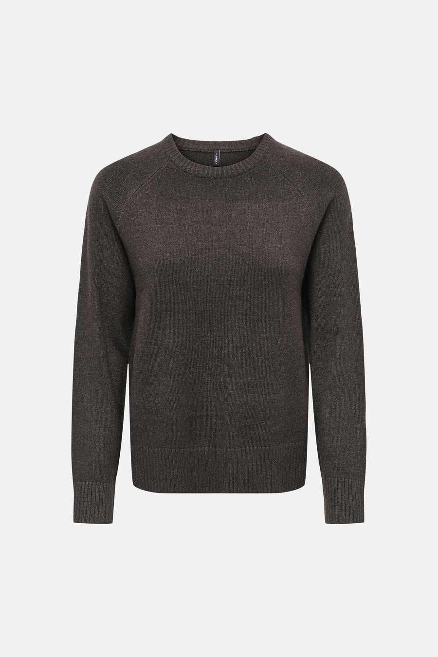 Pull col rond brun - ONLY®