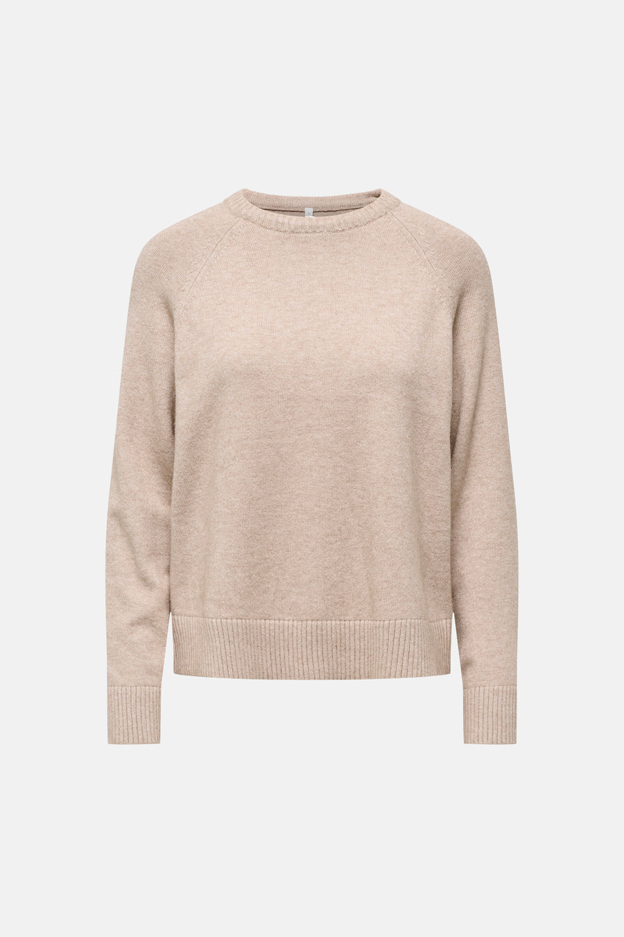 Pull col rond beige - ONLY®