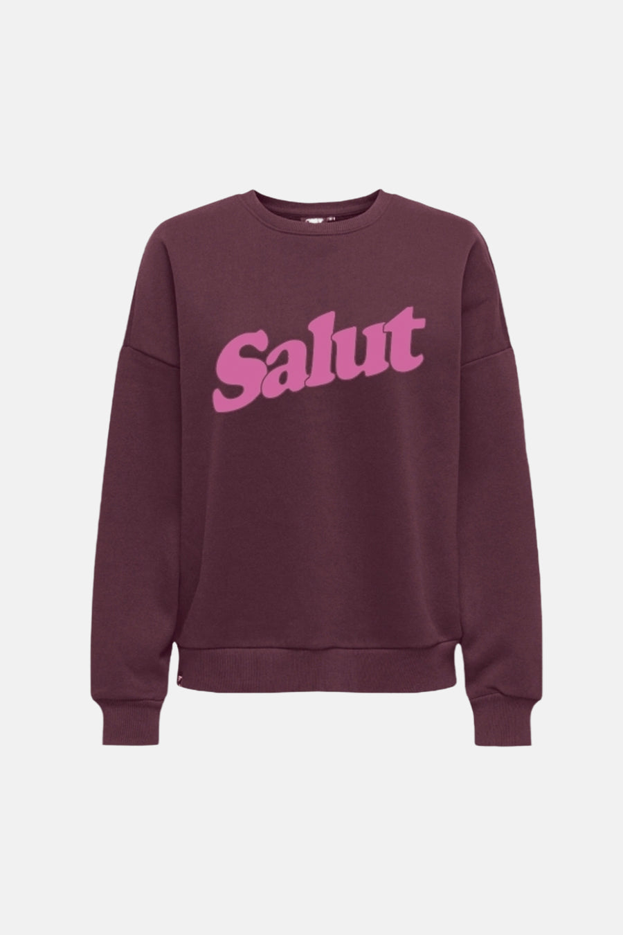 Sweat col rond bordeaux - ONLY®
