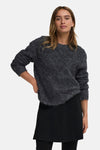 Pull col rond gris - JDY