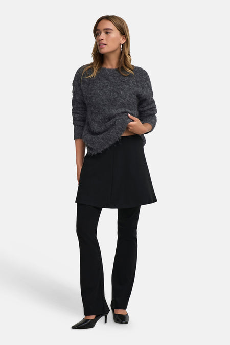 Pull col rond gris - JDY