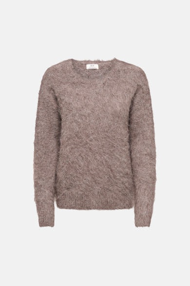 Pull col rond kahki - JDY