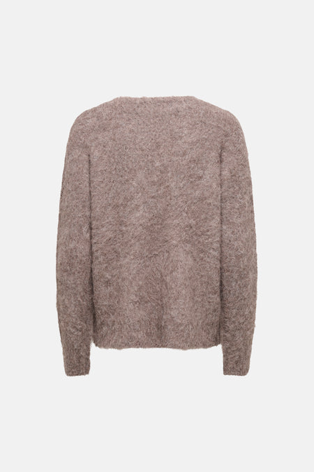 Pull col rond kahki - JDY
