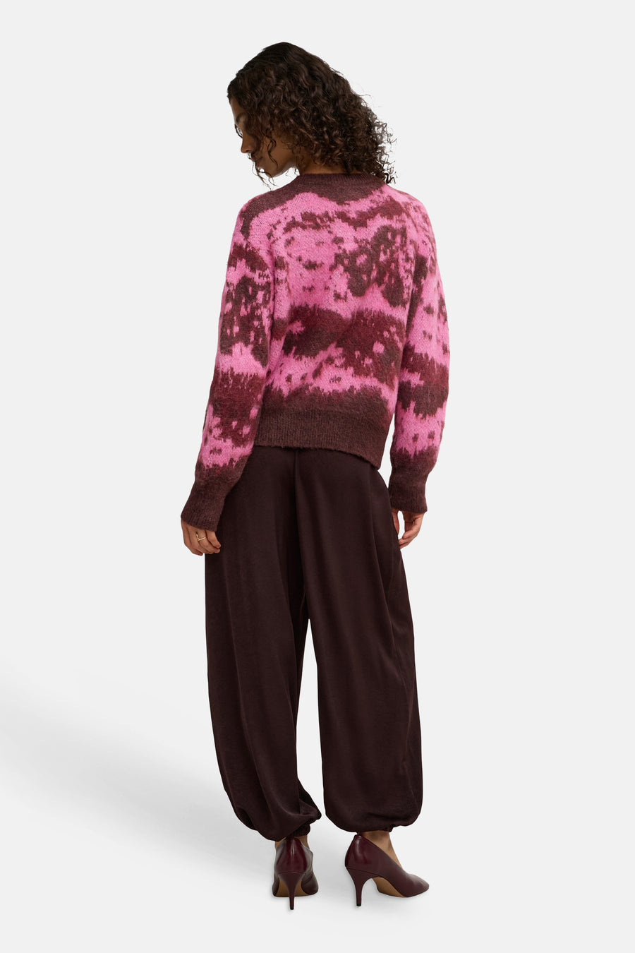 Pull col rond multicolore - JDY