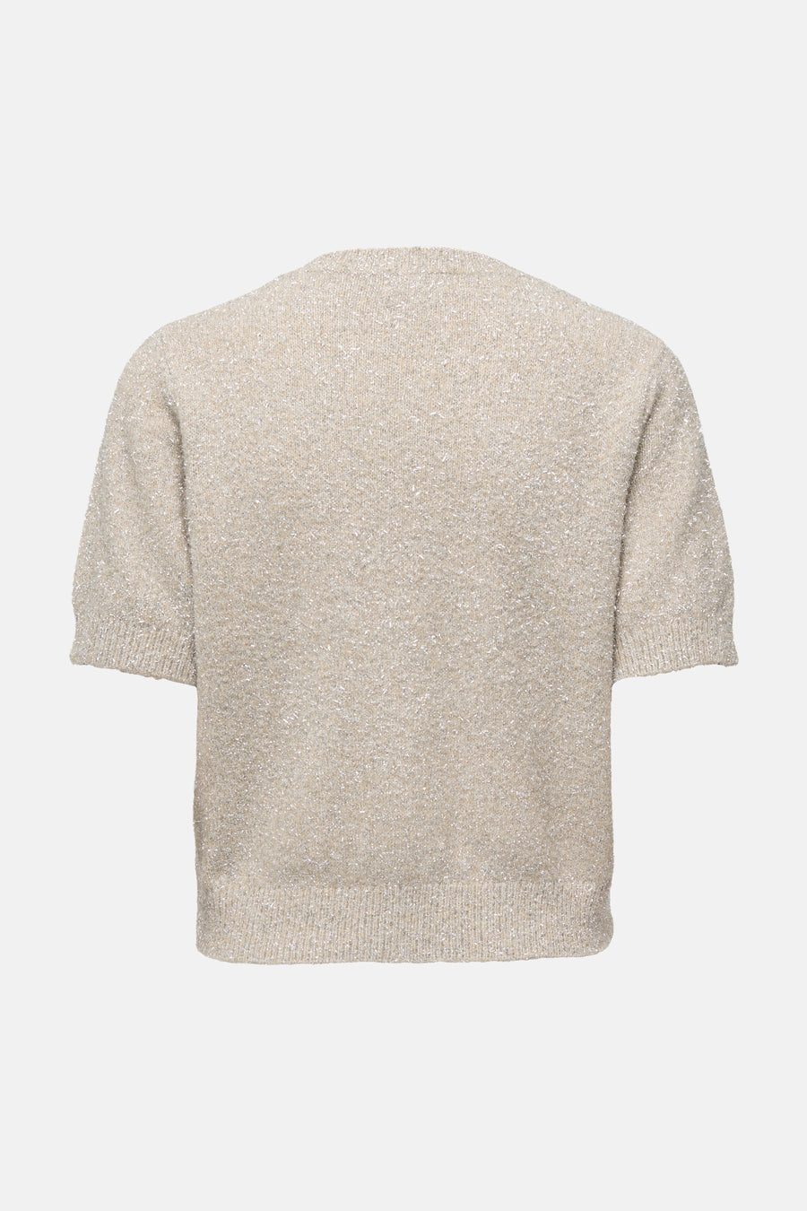 Dames tops pull korte mouw beige - JDY
