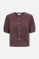 Dames tops pull korte mouw mauve - JDY