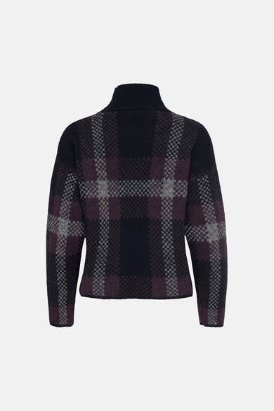 Pull col montant bleu - ONLY®