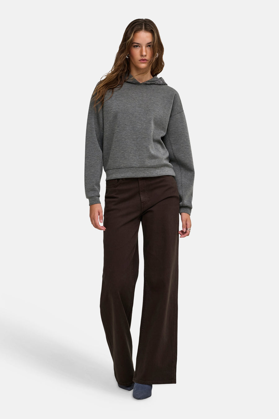 Sweater met kap grijs - ONLY®