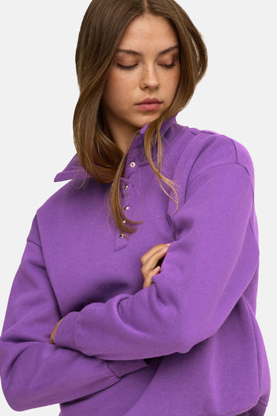 Sweat col rond mauve - ONLY®