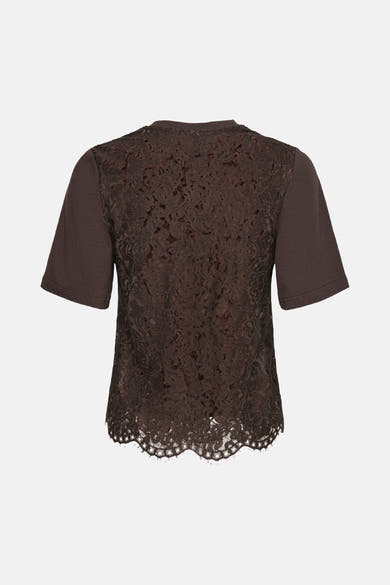 Top uni manches courtes brun - ONLY®