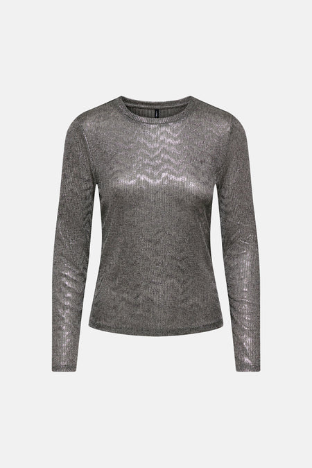 Top uni manches longues gris - ONLY®