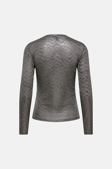 Top uni manches longues gris - ONLY®