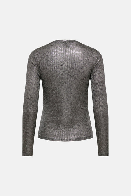 Top uni manches longues gris - ONLY®