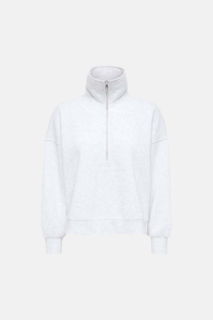Sweat col O - Light Grey Melange