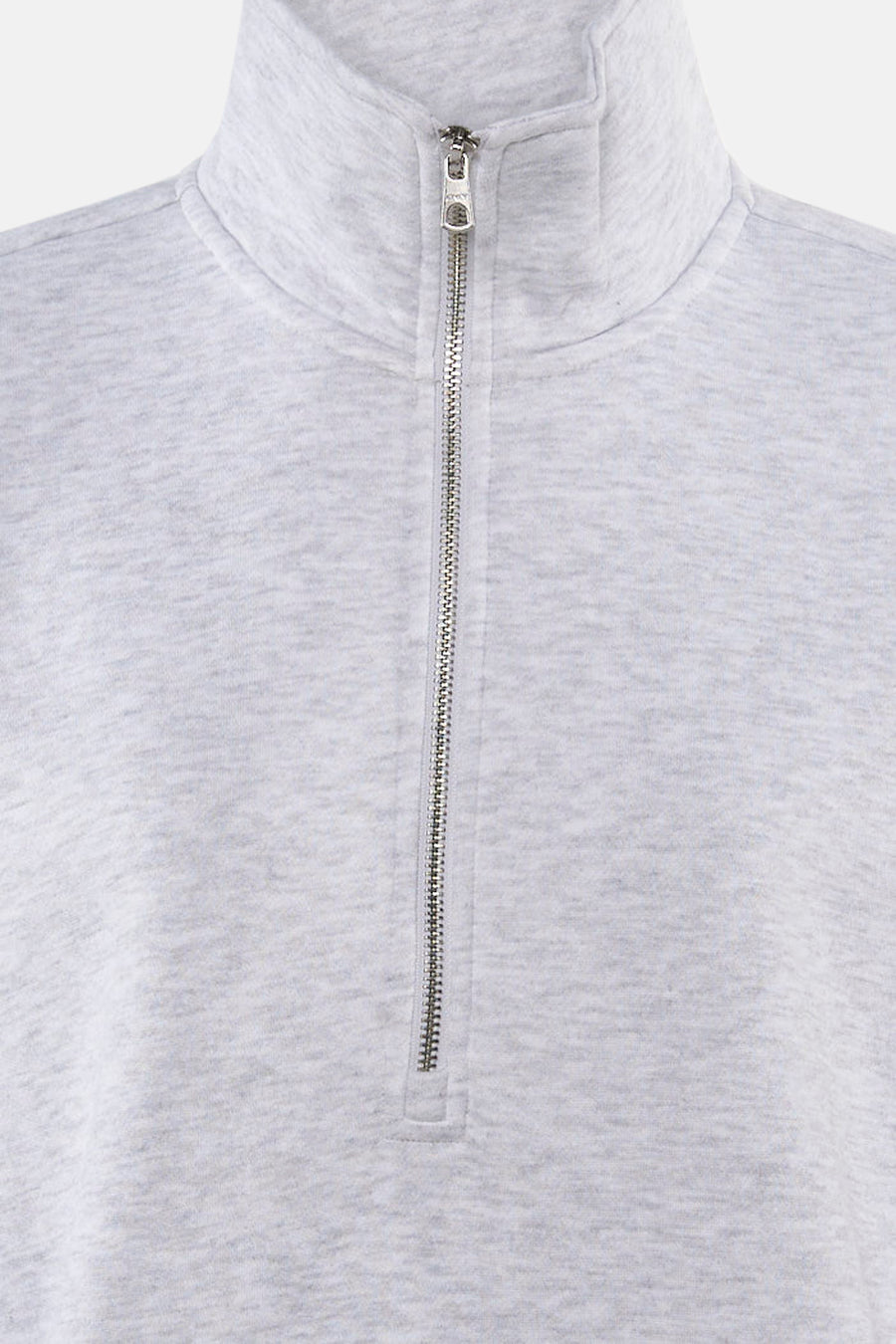 Sweat col O - Light Grey Melange
