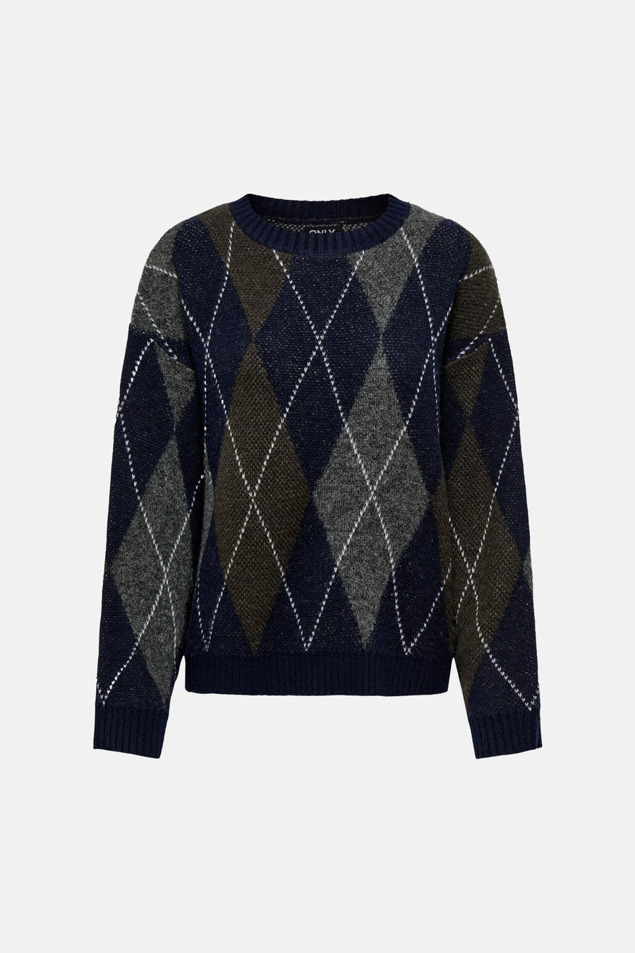 Trui met ronde hals blauw - ONLY®