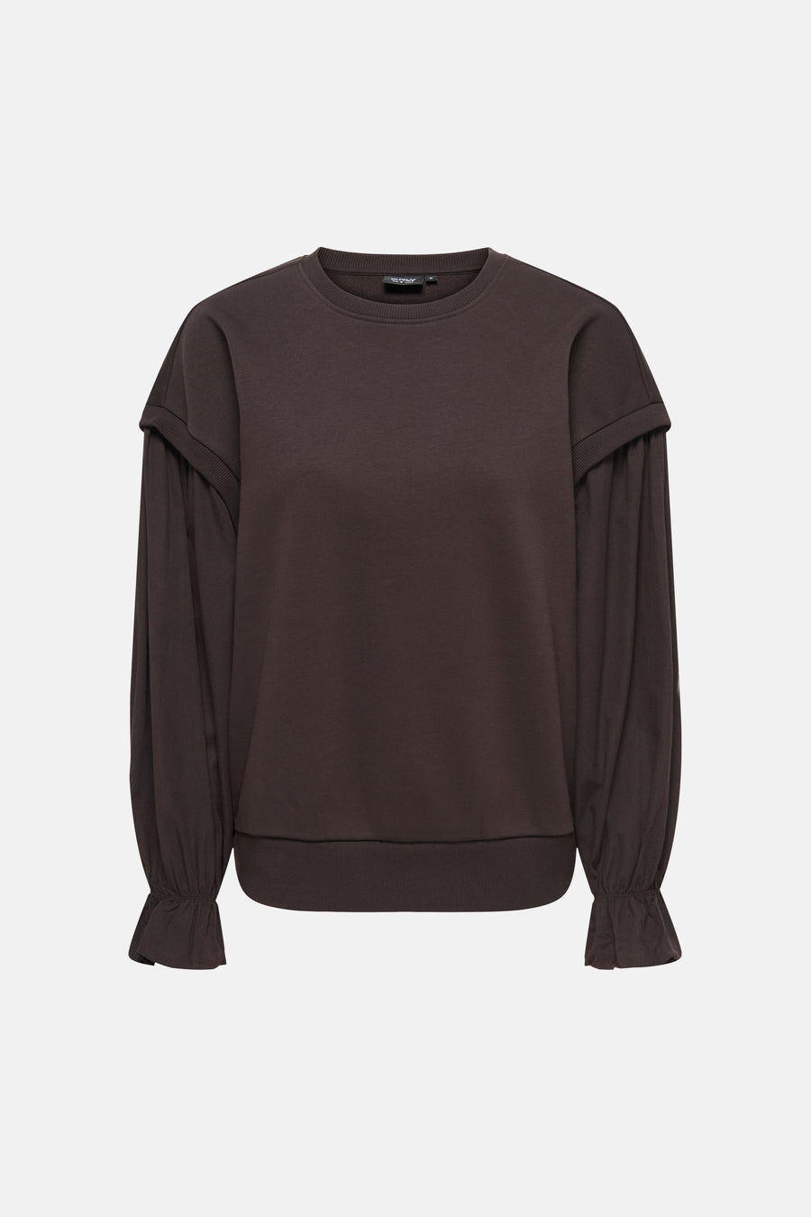 Sweat col rond brun - ONLY®