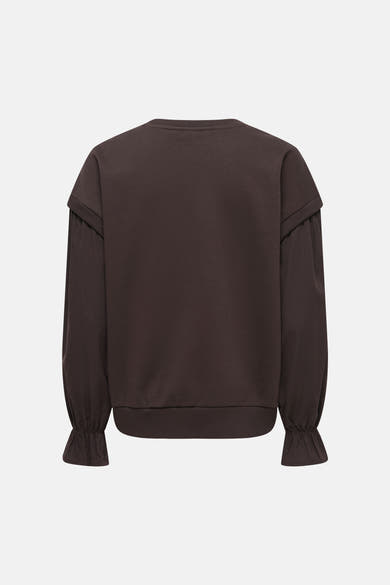 Sweat col rond brun - ONLY®