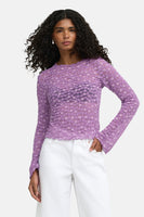 T-shirt (manches longues) mauve - ONLY®