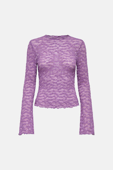 T-shirt (manches longues) mauve - ONLY®