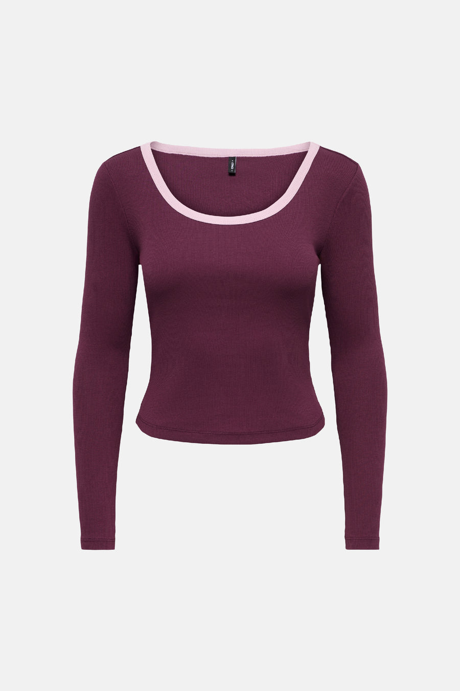 Top uni manches longues rouge - ONLY®